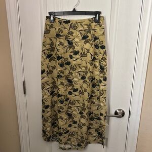 Nomadic Traders Cream A-Line Maxi Skirt Resort Wear